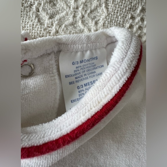 Pooh Christmas Disney Baby Velvet One Piece 0-3 months - Picture 5 of 5